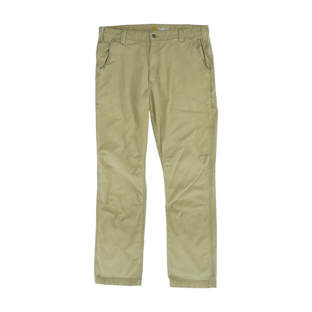 Beige Straight Pants