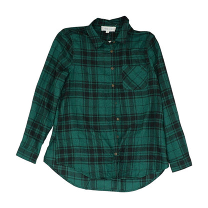 Green Plaid Button Down