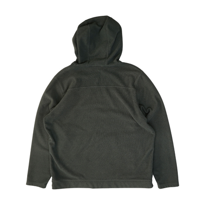Gray Solid Hoodie Pullover