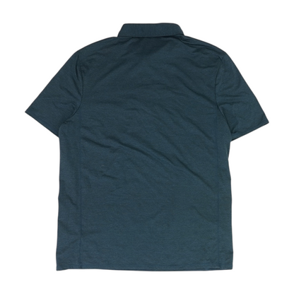 Navy Solid Short Sleeve Polo