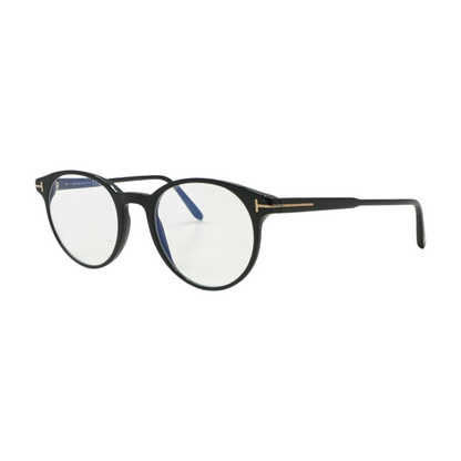 Blue TF 5695-B Round Prescription Eyewear
