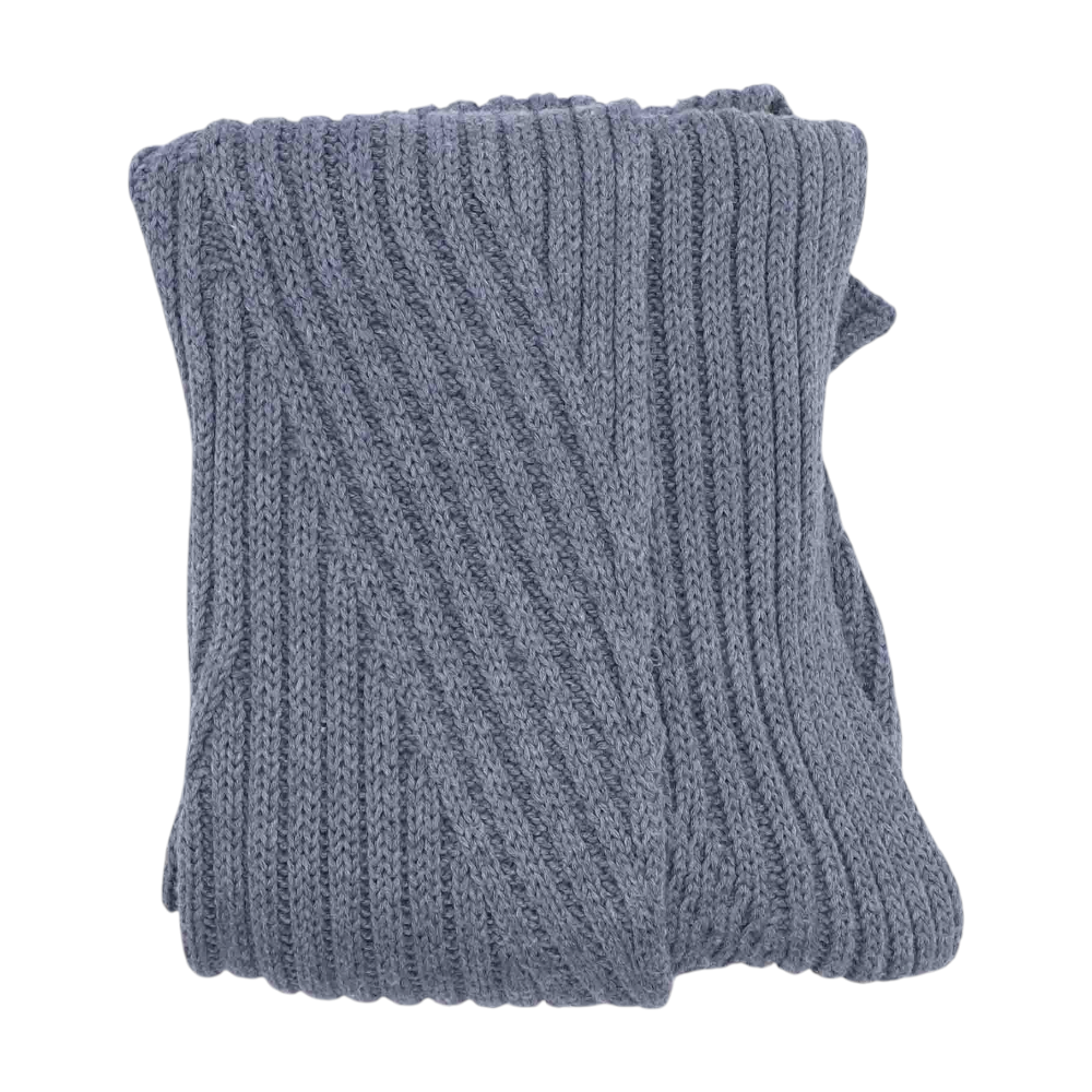 Gray Polyester Scarf