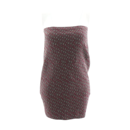 Red Chevron Mini Dress