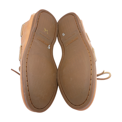 Tan Lace-Up Casual Shoes