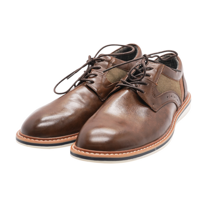 Brown Lace-Up Dress Shoes