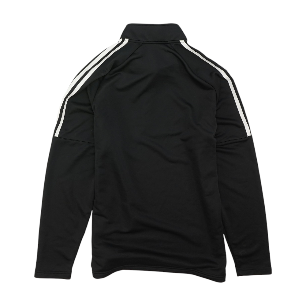 Black Solid 1/4 Zip Pullover