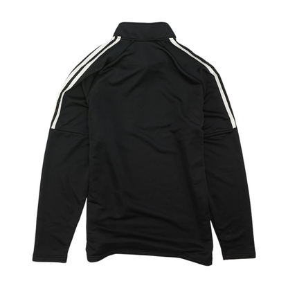 Black Solid 1/4 Zip Pullover