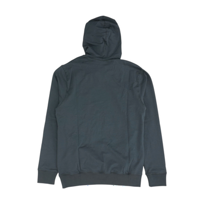 Gray Solid Hoodie Pullover