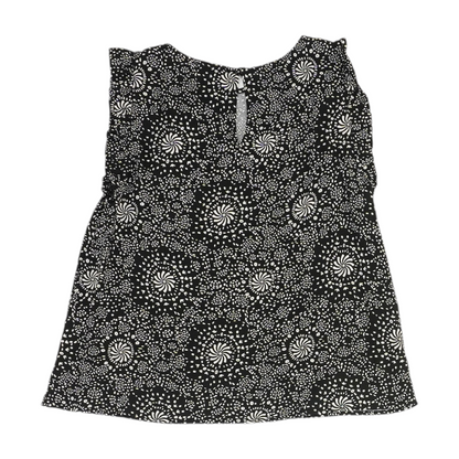 Black Abstract Blouse