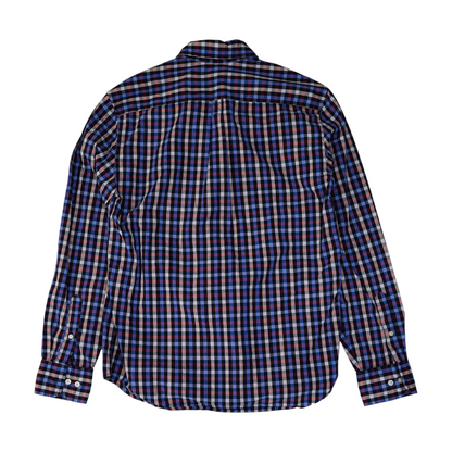 Blue Check Long Sleeve Button Down