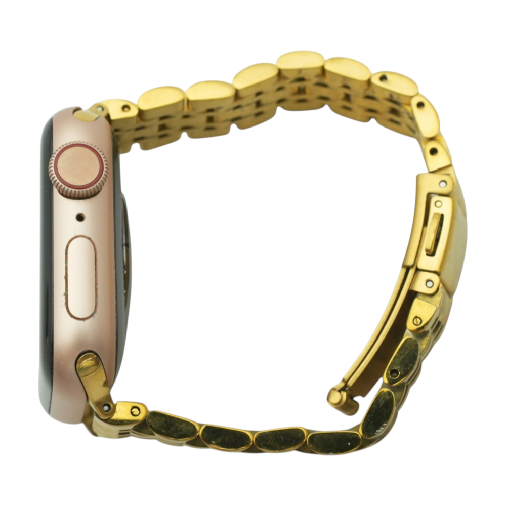 40mm Series 4 Gold Smartwatch Rose Gold Band S/M
