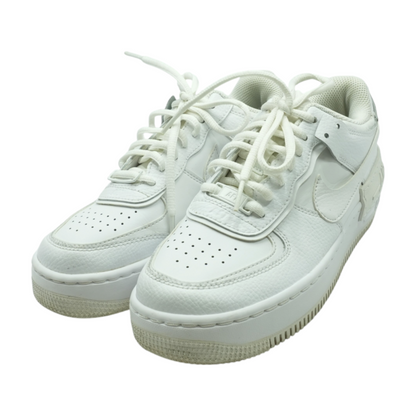 Nike Air Force 1 Low Shadow Triple White Low-Top Athletic Shoes – Image 2