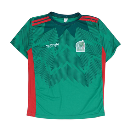 Men's Green Mexico Short Sleeve Jersey