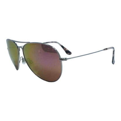 Silver Mavericks Aviator Sunglasses
