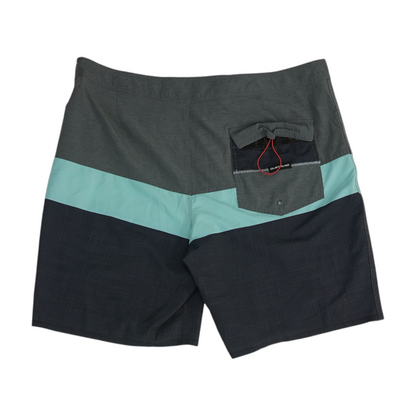 Gray Color Block Swim Bottom