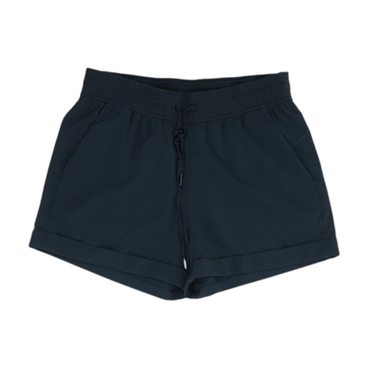 Black Solid Active Shorts