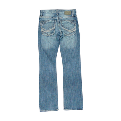 Blue Long Bootcut Jeans