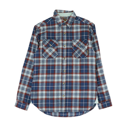 Blue Plaid Flannel Button Down