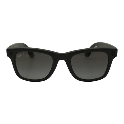 Black Wayfarer Smart Glasses