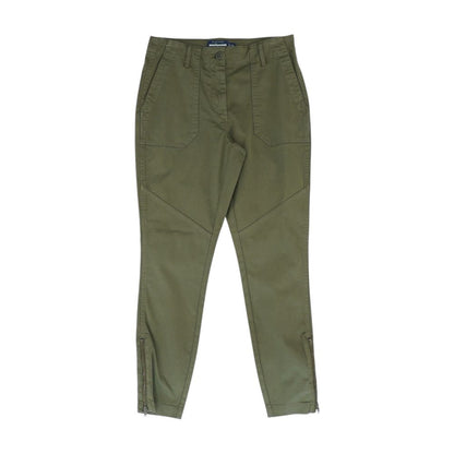 Green Casual Tapered Pants