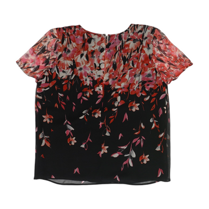 Black Floral Blouse