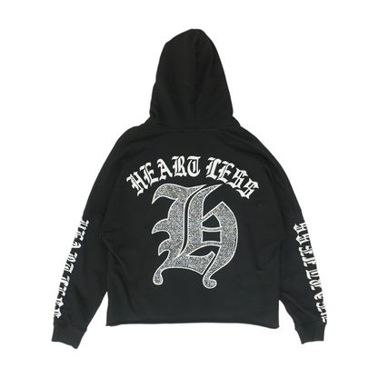 Black Solid Hoodie Pullover