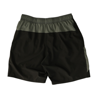Black Color Block Active Shorts