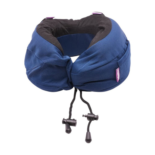 Blue Neck Pillow with Bag