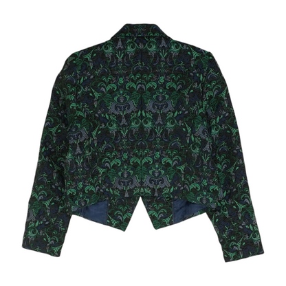 Green Print Blazer