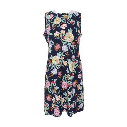 Navy Floral Mini Dress