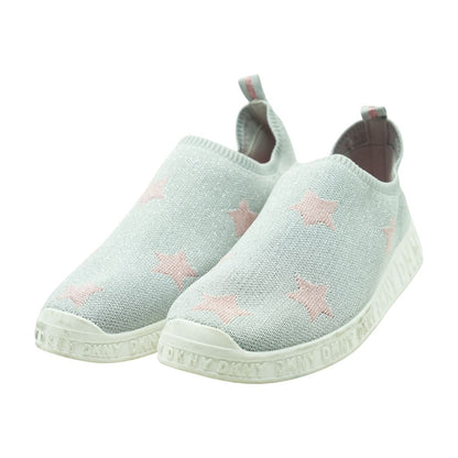 Silver Athletic Shoes