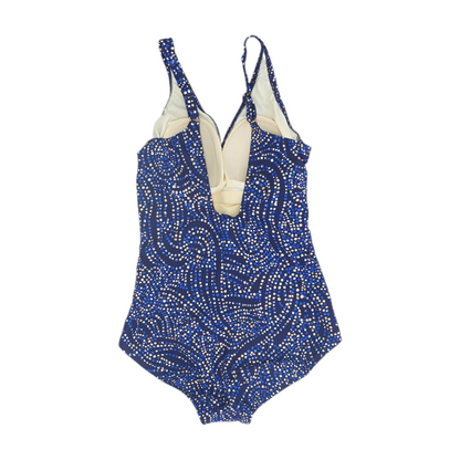 Blue Polka Dot One-Piece