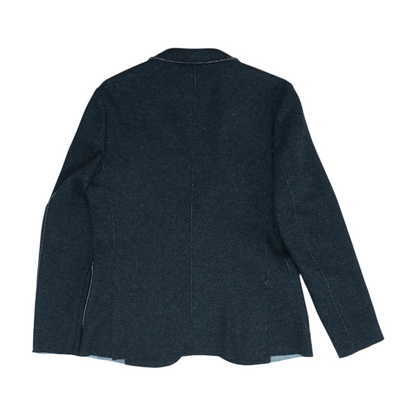Gray Solid Blazer