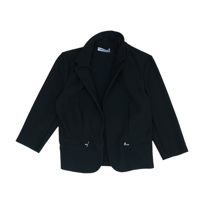 Black Solid Blazer