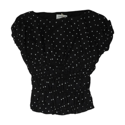 Black Polka Dot Blouse