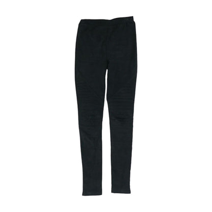 Black Solid Pants