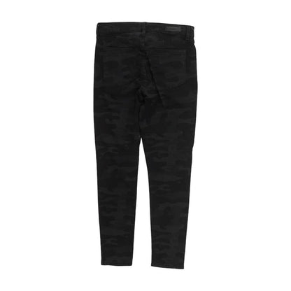 Black Camo Skinny Leg Jeans