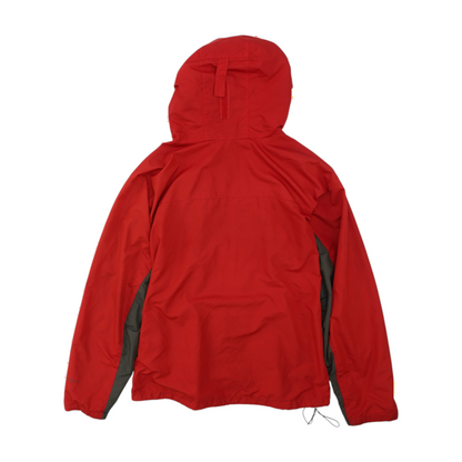 Red Solid Rain Jacket