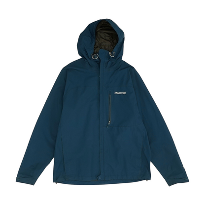 Teal Solid Rain Jacket