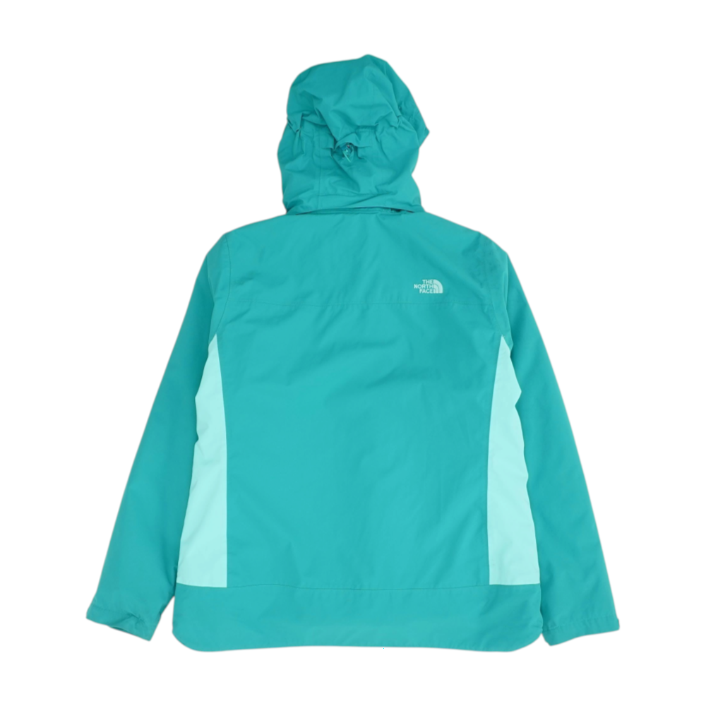 Green Solid Rain Jacket