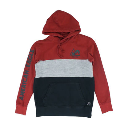 Multi Color Block Hoodie Pullover