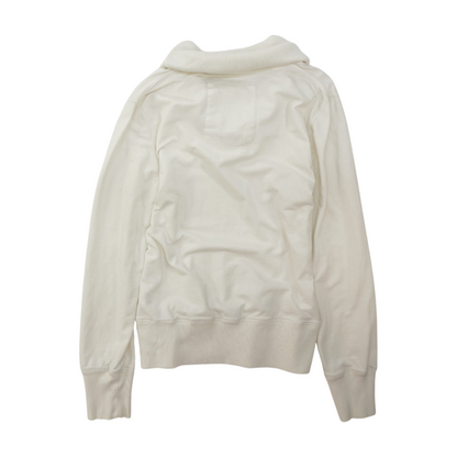 Ivory Solid Sweatshirt Pullover