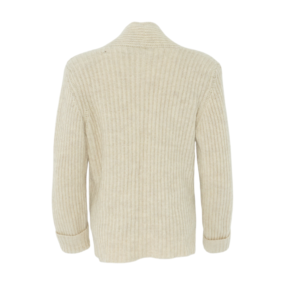 L.L.Bean Beige Cardigan Sweater – Image 2