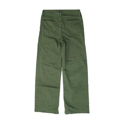 Green Wide Leg Jeans