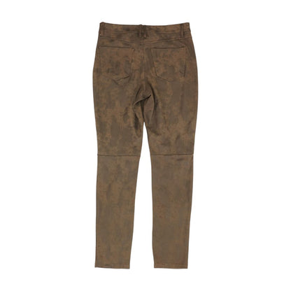 Brown Solid Pants