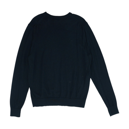 Black Striped Pullover Sweater