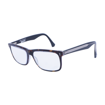 John Varvatos Tortoise V417 Square Prescription Eyewear – Image 1