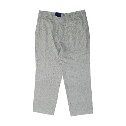 White Striped Regular Pants