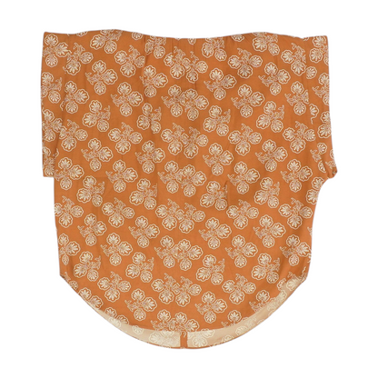 Rust Print Blouse