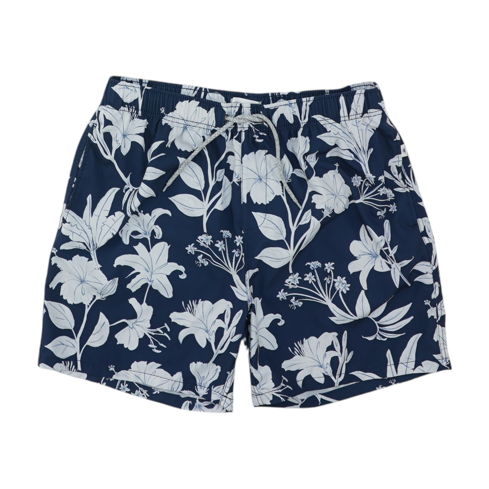 Navy Floral Swim Bottom